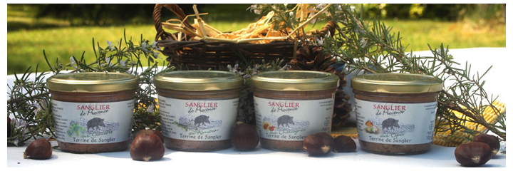 Terrines de sanglier Terrines de sanglier